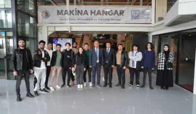 Erasmus Öğrencilerinden Bilim, Mühendislik ve Teknoloji Merkezi Makine Hangar’a Ziyaret